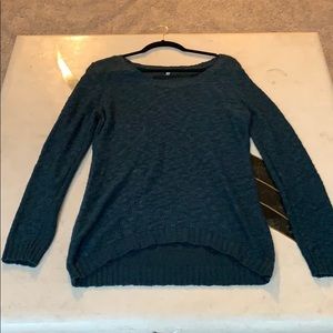 Teal knit sweater